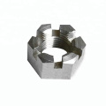 M10 M12 Stainless Steel SS304 Hex Slotted Nut DIN935